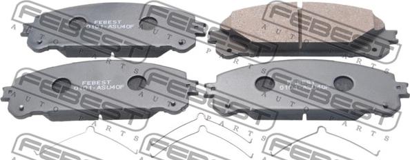 Febest 0101-ASU40F - Brake Pad Set, disc brake parts5.com