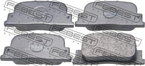 Febest 0101-MCV20R - Brake Pad Set, disc brake www.parts5.com