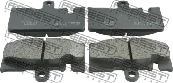 Febest 0101-UCF30R - Set placute frana,frana disc www.parts5.com