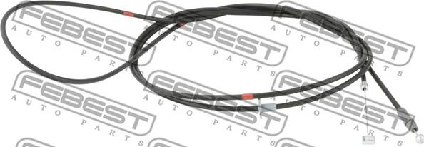 Febest 01101-GDJ150F - Bonnet Cable parts5.com