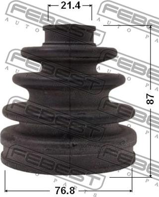 Febest 0117-092 - Fuelle, árbol de transmisión www.parts5.com