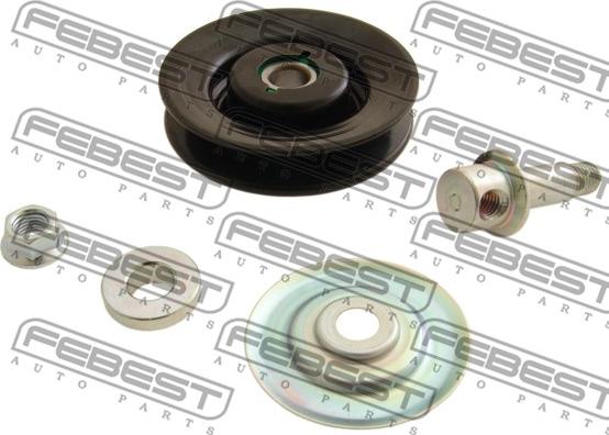 Febest 0187-KR42 - Saptırma / Kılavuz makarası, Kanallı V-kayışı www.parts5.com