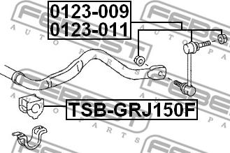 Febest 0123-009 - Demir / kol, stabilizatör www.parts5.com