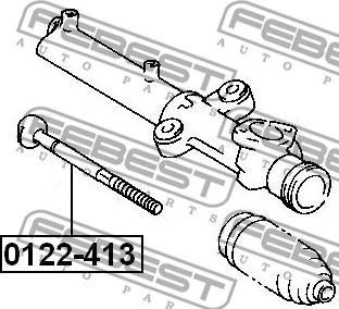 Febest 0122-423 - Inner Tie Rod, Axle Joint parts5.com