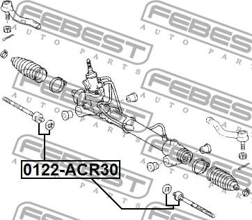 Febest 0122-ACR30 - STEERING TIE ROD parts5.com