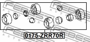 Febest 0175-ZRR70R - Sada na opravy, válec kolové brzdy www.parts5.com