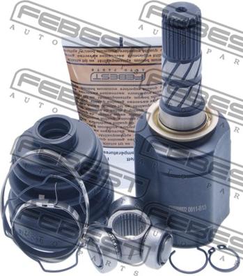 Febest 0811-B13 - Шарнирный комплект, ШРУС, приводной вал www.parts5.com