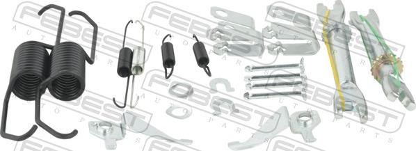 Febest 0304-ACCR-KIT - Lisakomplekt, seisupiduriklotsid www.parts5.com