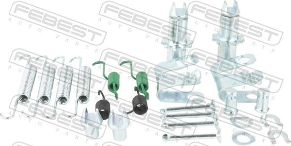 Febest 0304-CRVR-KIT - Lisakomplekt, seisupiduriklotsid www.parts5.com