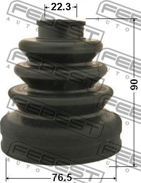 Febest 0315-CRV - Osłona, wał napędowy www.parts5.com