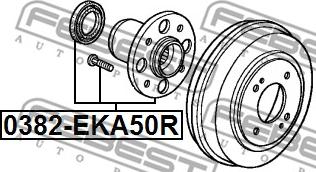 Febest 0382-EKA50R - Poyra www.parts5.com