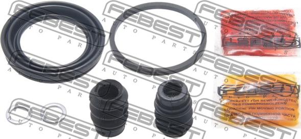 Febest 0375-EKR - Set za popravku, kočione čeljusti www.parts5.com