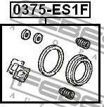 Febest 0375-ES1F - Set za popravku, kočione čeljusti www.parts5.com