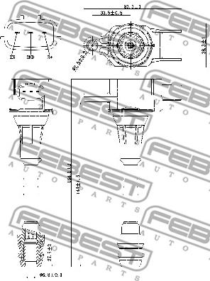 Febest 02640-003 - Ignition Coil www.parts5.com