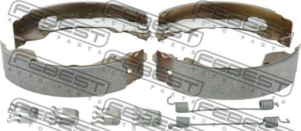 Febest 0202-K12R - Set saboti frana www.parts5.com