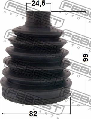 Febest 0217P-G15RA - Bellow, drive shaft www.parts5.com