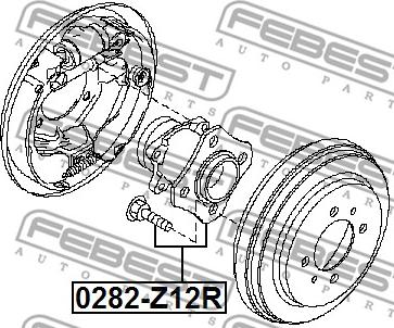 Febest 0282-Z12R - Buje de rueda www.parts5.com