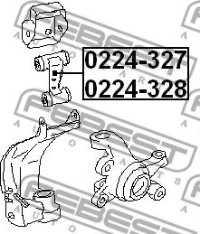 Febest 0224-328 - Track Control Arm www.parts5.com