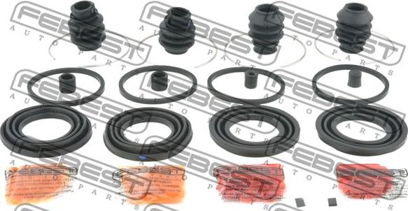 Febest 0275-E25F - Ремкомплект, тормозной суппорт www.parts5.com