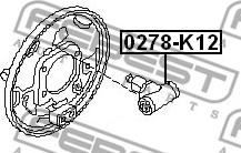 Febest 0278-K12 - Wheel Brake Cylinder parts5.com