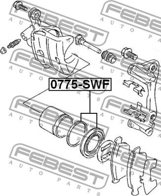 Febest 0775-SWF - Set reparatie, etrier www.parts5.com