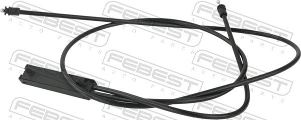 Febest 19101-E90F - Cablu, capota motor www.parts5.com