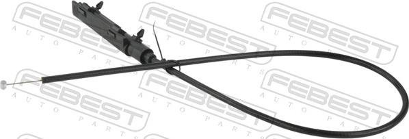 Febest 19101-E46FL - Bonnet Cable www.parts5.com