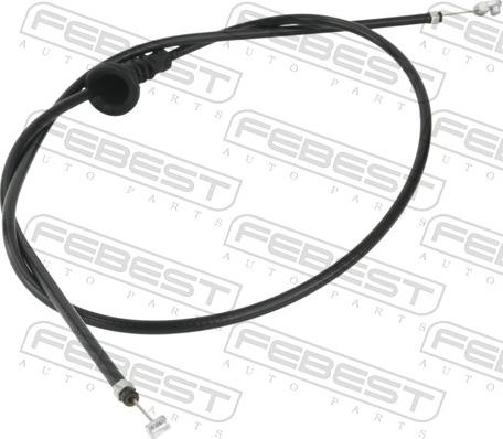 Febest 19101-E87 - Cablu, capota motor www.parts5.com