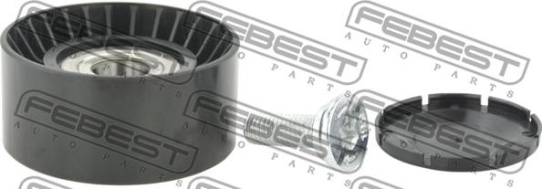 Febest 1987-F80 - Polea inversión / guía, correa poli V www.parts5.com