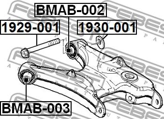 Febest 1929-001 - Šroub pro opravu odklonu kola www.parts5.com