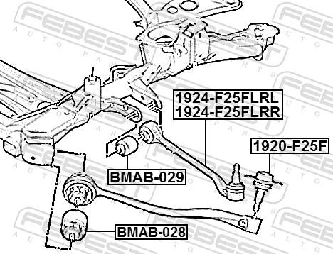 Febest 1920-F25F - Шарнири www.parts5.com