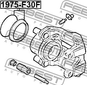 Febest 1975-F30F - Javítókészlet, féknyereg www.parts5.com