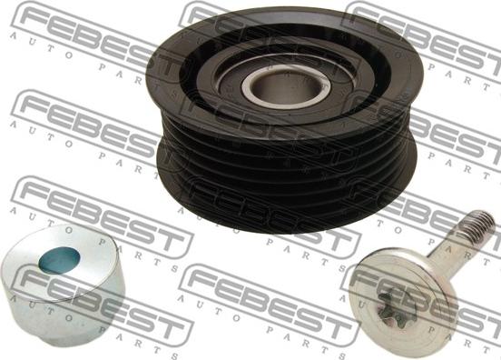 Febest 1488-001 - Τροχαλία παρέκκλισης, ιμάντας poly-V www.parts5.com