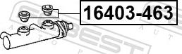 Febest 16403-463 - Plug, brake fluid reservoir www.parts5.com