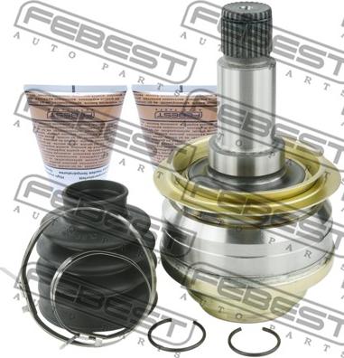 Febest 1611-204R - Шарнирный комплект, ШРУС, приводной вал www.parts5.com