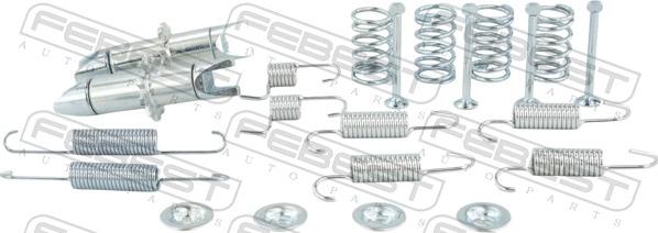 Febest 1004-J200R-KIT - Accessory Kit, parking brake shoes www.parts5.com