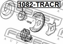 Febest 1082-TRACR - Ступица колеса, поворотный кулак www.parts5.com