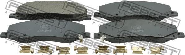 Febest 1801-INSF - Brake Pad Set, disc brake www.parts5.com