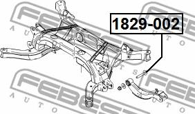 Febest 1829-002 - Camber Correction Screw www.parts5.com