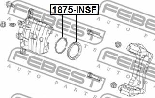 Febest 1875-INSF - Repair Kit, brake caliper www.parts5.com