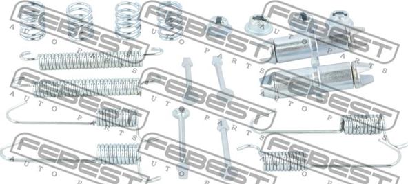 Febest 1204-IX354WDR-KIT - Set accesorii, saboti frana parcare www.parts5.com