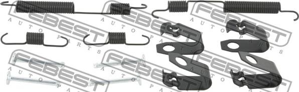 Febest 1204-SOLR-KIT - Juego de accesorios, zapatas de freno de estacionamiento www.parts5.com