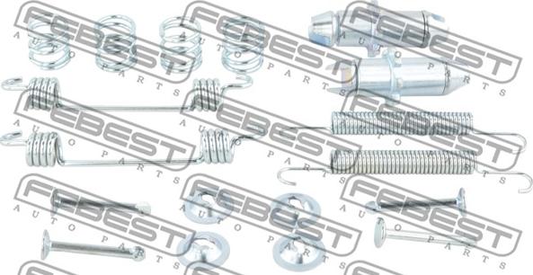 Febest 1204-TUC2WDR-KIT - Accessory Kit, parking brake shoes parts5.com