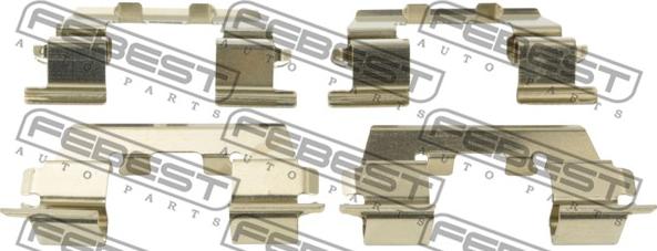 Febest 1203-ACCF - Set accesorii, placute frana www.parts5.com