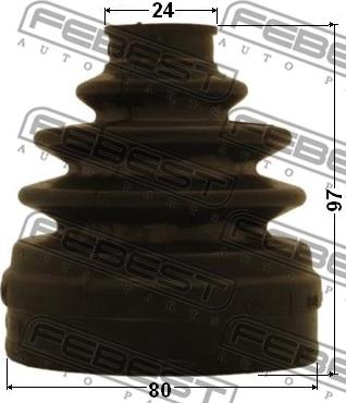 Febest 1215-IX35RH - Měch, hnací hřídel www.parts5.com