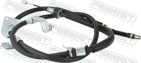 Febest 12100-D7LH - Cable, parking brake www.parts5.com