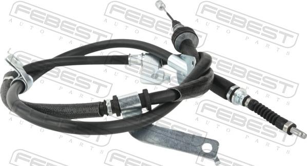 Febest 12100-D7RH - Cable, parking brake www.parts5.com