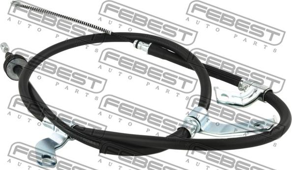 Febest 12100-SBDRUMLH - Cable, parking brake www.parts5.com