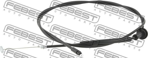 Febest 12101-SBL - Bonnet Cable parts5.com