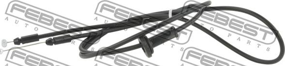 Febest 12101-SDL - Bonnet Cable parts5.com